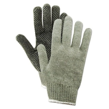 Magid Coated Gloves, Gray, L 12 PK G843P